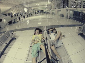 Jetlag im Terminal, Manila